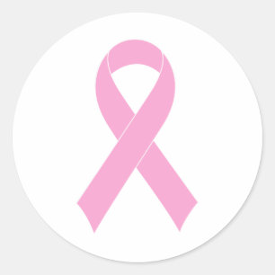 Pegatinas de sensibilización sobre el cáncer de ma