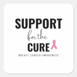 pegatinas de sensibilización sobre el cáncer de ma