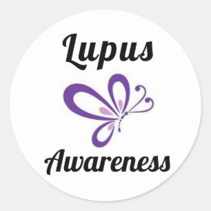 Pegatinas de sensibilización sobre el Lupus