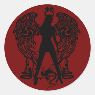 Pegatinas de Serpent Angel