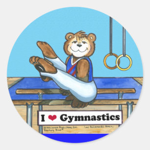 Pegatinas de sexo masculino del gimnasta