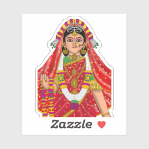 Pegatinas de Shree Radha