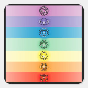 Pegatinas de Siete Chakras