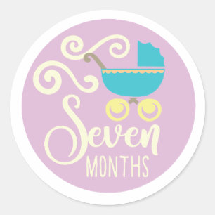 Pegatinas de siete meses