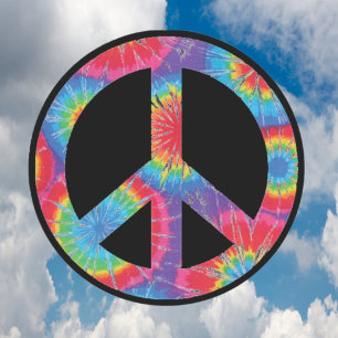 Pegatinas de signo de paz - Diseño hippie hippy ar