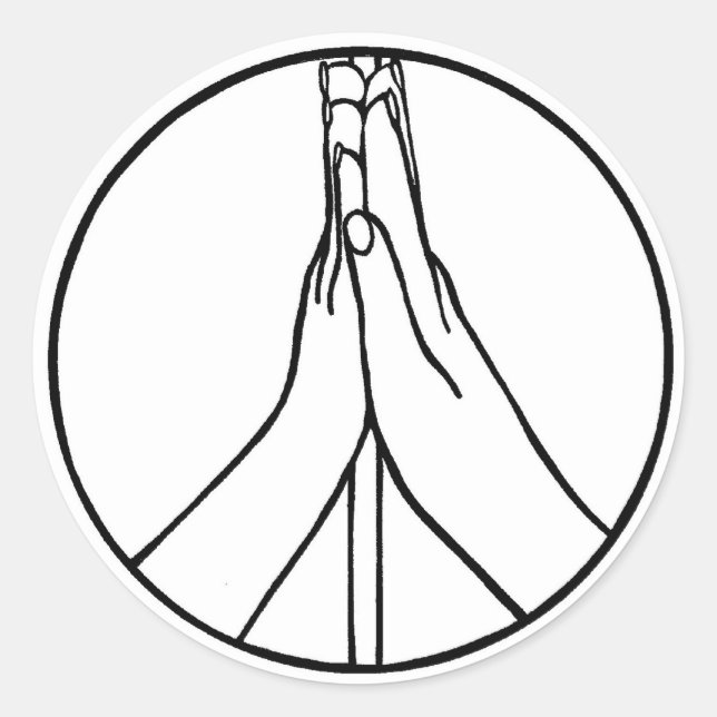 Pegatinas de signos de paz de los cinco mayores (Anverso)