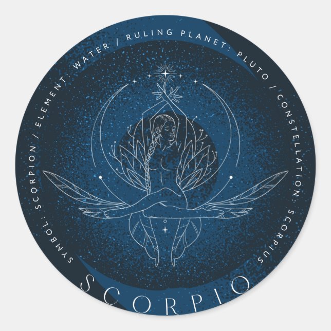 Pegatinas de signos zodiacos (Anverso)