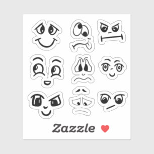Pegatinas de Silly Face