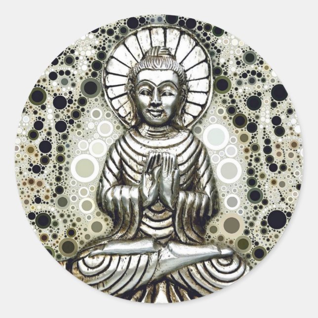 Pegatinas de Silver Buddha (Anverso)