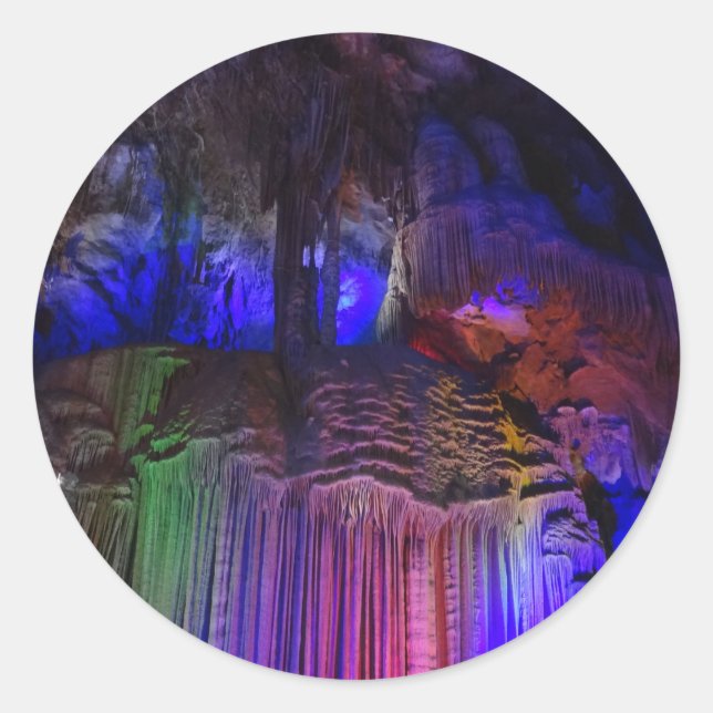 Pegatinas de Silver Cave (Guilin, China) (Anverso)