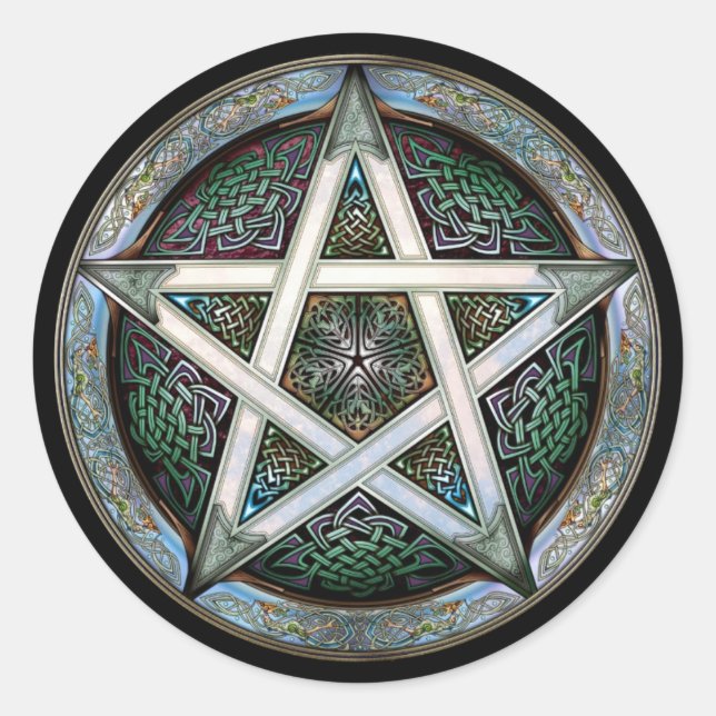 Pegatinas de Silver Pentacle (Anverso)