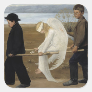 Pegatinas de Simberg en Angel Herido