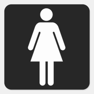 Pegatinas de Símbolo femenino