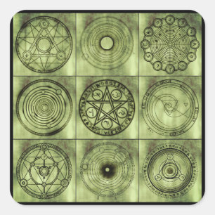 pegatinas de símbolos de alquimia