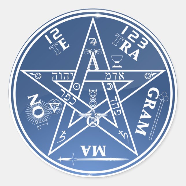 pegatinas de símbolos místicos (Anverso)