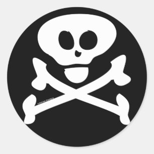 Pegatinas de Skull and Crossbone