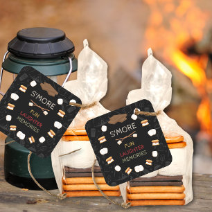 Pegatinas de S'mores Camping