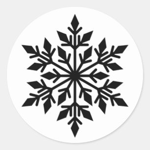 Pegatinas de Snowflake navidades