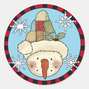 Pegatinas de Snowman maltratados