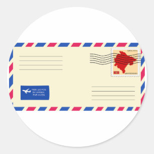 Pegatinas de sobre de Airmail