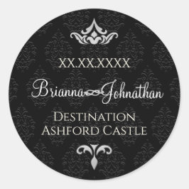 Pegatinas de sobres de puntas negras