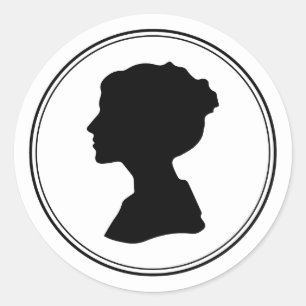 Pegatinas de sobres de Regency Boda Regency Regenc