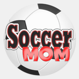 Pegatinas de Soccer Mom