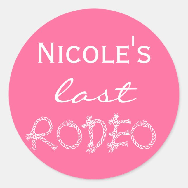 pegatinas de soltería (Anverso)