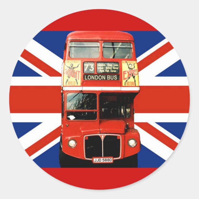 Pegatinas de souvenirs de Inglaterra (Anverso)