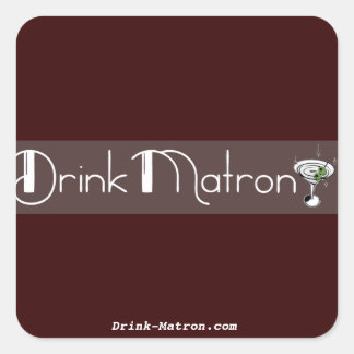 Pegatinas de Square Drink Matron