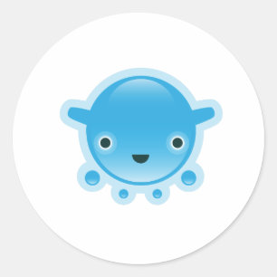 Pegatinas de Squishies Blue Bubbo
