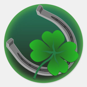 Pegatinas de St. Partick Clásico Pegatina de Encan