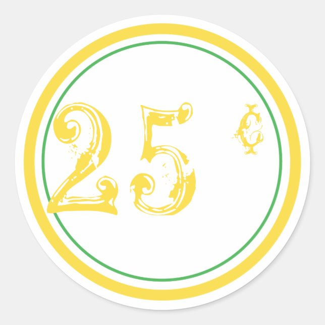 Pegatinas de Stand Price de Lemonade (Anverso)