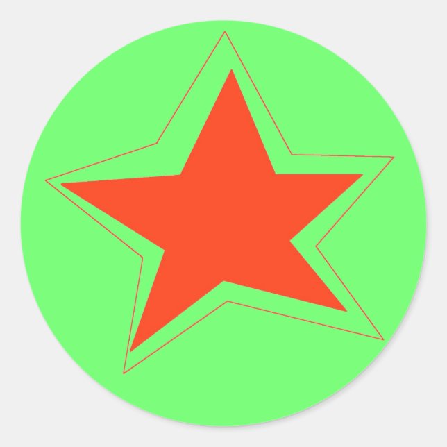 Pegatinas de Star of Week (Anverso)
