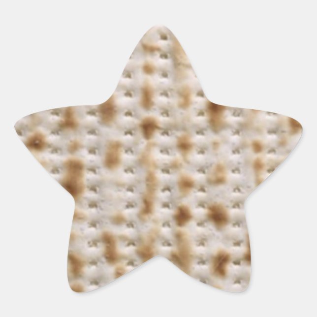 Pegatinas de Star Passover Matzoh (Anverso)