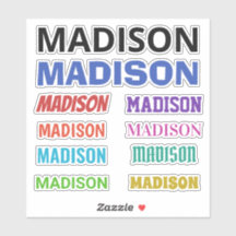 PEGATINAS DE SU NOMBRE