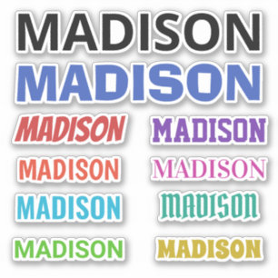 PEGATINAS DE SU NOMBRE