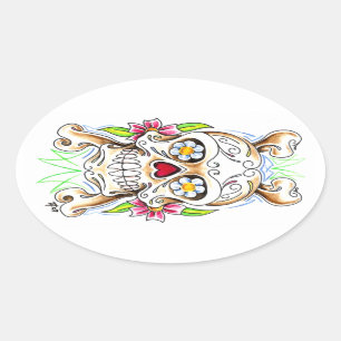 Pegatinas de Sugar Skull