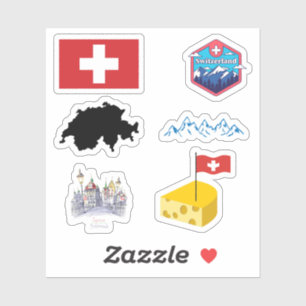 Pegatinas de Suiza