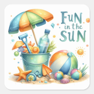 Pegatinas de Summer Beach