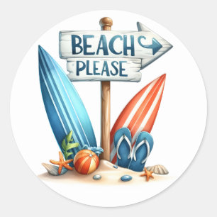 Pegatinas de Summer Beach