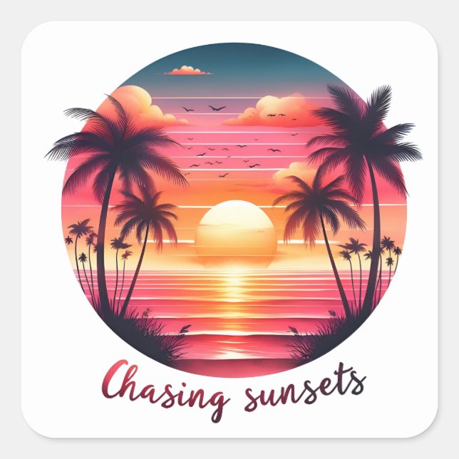 Pegatinas de Summer Beach (Anverso)