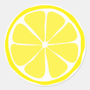 Pegatinas de Summer Citrus Lemon