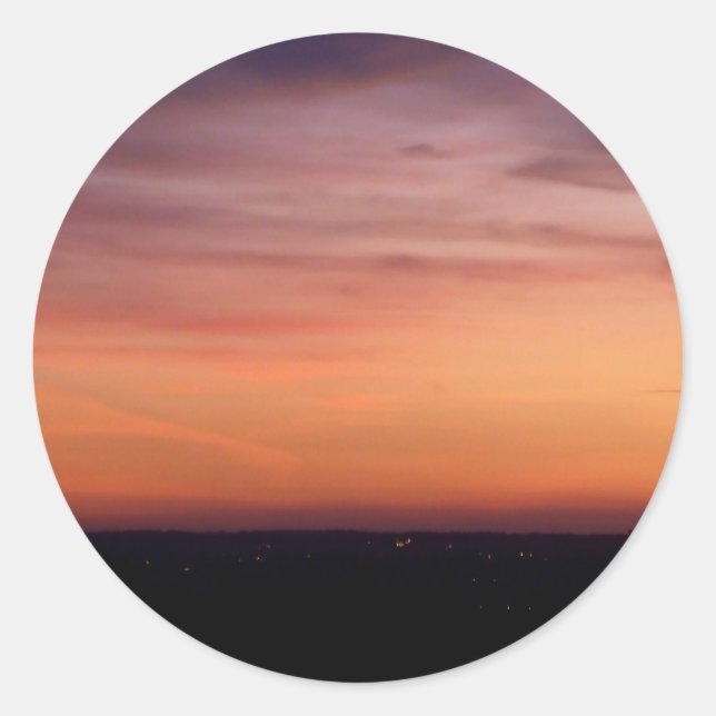 Pegatinas de Sunset Sky (Anverso)