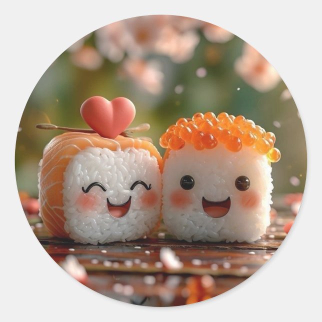 pegatinas de sushi (Anverso)