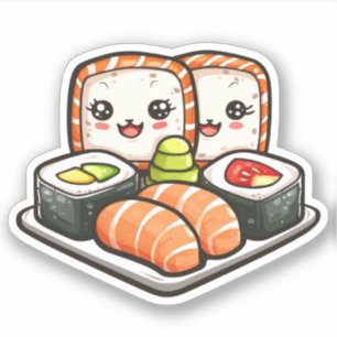 Pegatinas de sushi vinyl