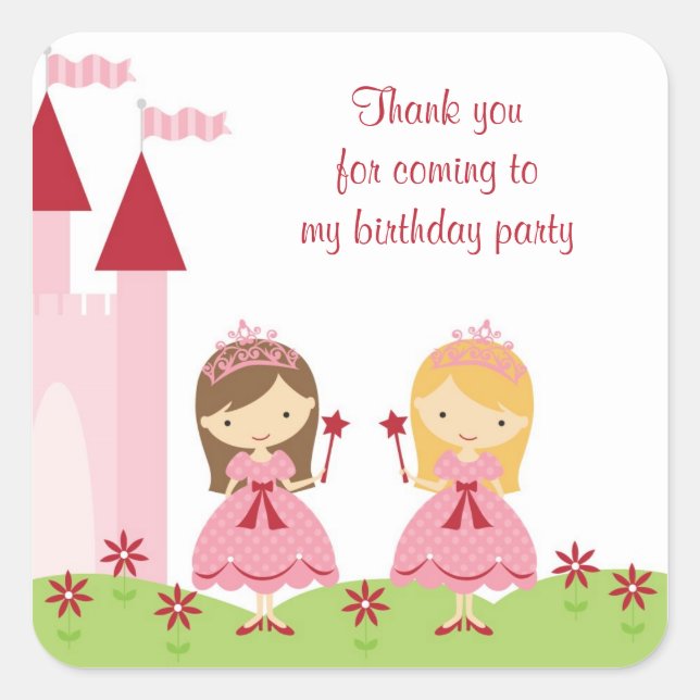 Pegatinas de Sweet Princess (Anverso)