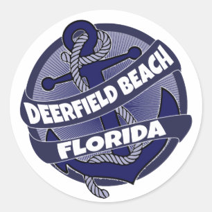 Pegatinas de swift ancla de Deerfield Beach Florid