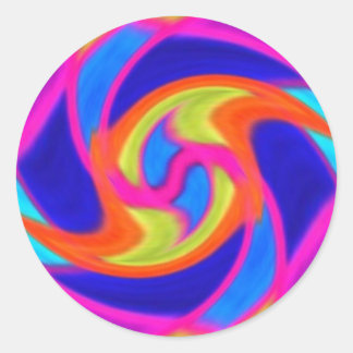 Pegatinas de Swirl coloridas
