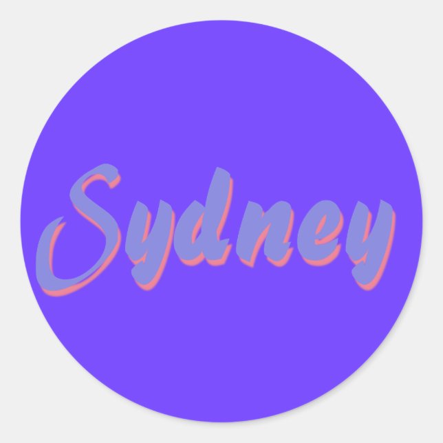 Pegatinas de Sydney (Anverso)